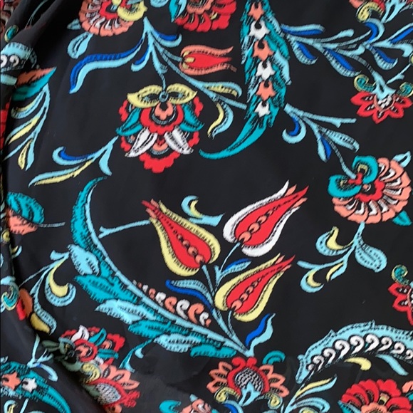 High Low Floral Skirt - Picture 5 of 8